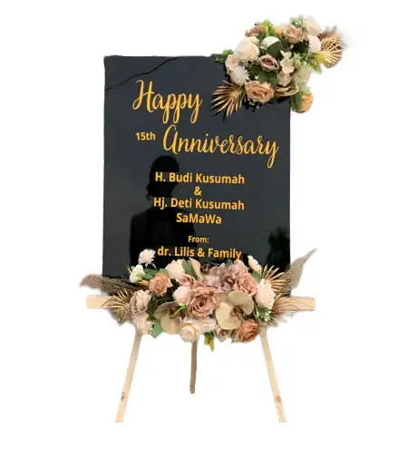 Papan Bunga Akrilik Semoyang