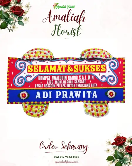 Papan Bunga Ucapan Selamat Semoyang