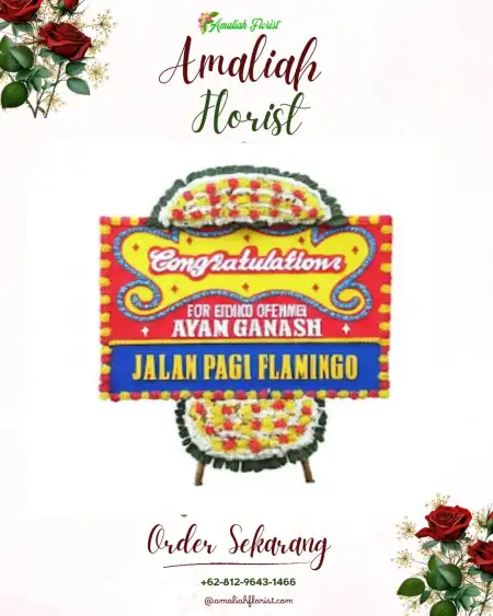 Sewa Papan Bunga Semoyang