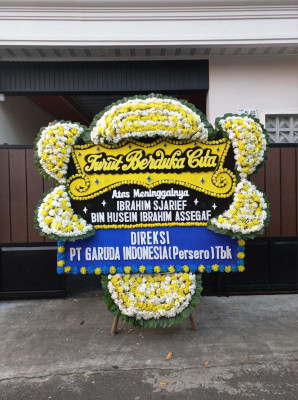 Papan Bunga Duka di Semoyang